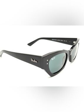 Ray-Ban Black RB4430 Zena Black Sunglasses Gray Lens 6677/87 52-145 Bio Based